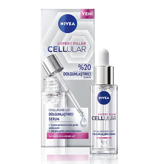 NIVEA Anti-Aging Facial Serum - Cellular Expert Filler Hyaluronic Acid Plumpi...