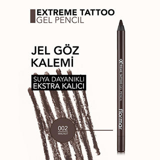 flormar eye pencil 002 walnut, flormar extreme tattoo eye pencil swatch, flormar waterproof eye pencil 002, flormar gel eye pencil matte finish Flormar Extreme Tattoo Long-Lasting Matte Eye Pencil 002 Walnut - Waterproof & Smudge-Proof for Makeup Enthusiasts Flormar Extreme Tattoo Eye Pencil 002 Walnut flormar, gel-eye-pencil, waterproof-makeup, makeup-enthusiasts, long-lasting-eye-liner, smudge-proof, eye-makeup, matte-finishes, women-makeup, ai-generated