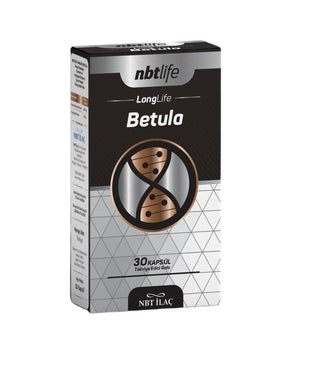 NBTLife Longlife Betula: Natural Immune Support & Antioxidant Supplement Capsules - 30 Count NBTLife Betula Supplement: Immune Support & Antioxidant Boost Betula supplement, Longlife Betula, Betula capsules, natural health supplement, immune support supplement, dietary supplement capsules, Betula extract, antioxidant supplement, immune booster, capsule, natural supplement, overall health, well-being, dietary supplement, health supplement, wellness, natural health, immune system support, easy to swallow, con