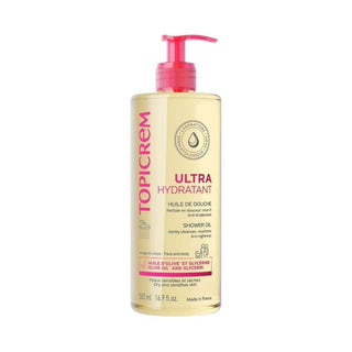 topicrem ultra hydratant shower oil 500ml bottle, moisturizing shower oil for sensitive skin, family-friendly shower oil Topicrem Ultra Hydratant Shower Oil - Moisturizing Formula | 500 ml Topicrem Ultra Hydratant Shower Oil - 500ml Moisturizer topicrem, shower-oil, moisturizer, sensitive-skin, family-friendly, hydrating, gentle-cleanser, skincare, bath-products, ai-generated