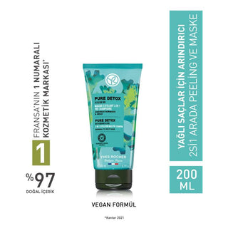 Pure Detox 2-in-1 Scrub and Mask for Oily Hair - Organic Ocean Algae & White Clay Enriched Pure Detox 2-in-1 Scrub & Mask for Oily Hair organic hair care, detoxifying hair mask, oily hair solution, natural scalp care, 2-in-1 hair scrub and mask, hair detox, scalp balance, natural hair care, oily hair treatment, hair care routine, organic hair products