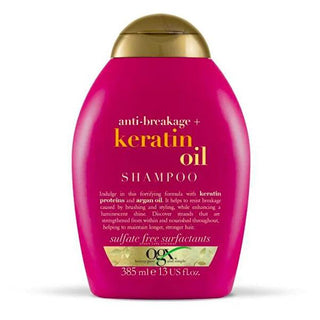 OGX Keratin Oil Shampoo 385ml - Nourishing, Sulfate-Free, and Paraben-Free Hair Care OGX Keratin Oil Shampoo - Nourishing Hair Care Keratin Shampoo, Argan Oil Hair Care, Sulfate-Free Shampoo, Paraben-Free Hair Products, Nourishing Shampoo for Damaged Hair, Hair Care, Natural Hair Products, Hair Growth, Hair Strengthening, OGX Hair Care