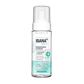 Isana Pure Facial Cleansing Foam with Niacinamide - Gentle Skincare for Sensitive Skin, Microplastic-Free - 5.07 fl oz Isana Pure Facial Cleansing Foam - Gentle & Microplastic-Free Facial Cleansing Foam, Niacinamide Face Wash, Gentle Skincare, Sensitive Skin Care, Microplastic-Free Cosmetics, Clean Beauty Products, Skincare for Sensitive Skin, Environmental Skincare, Niacinamide Skincare, Facial Cleanser, Gentle Facial Wash