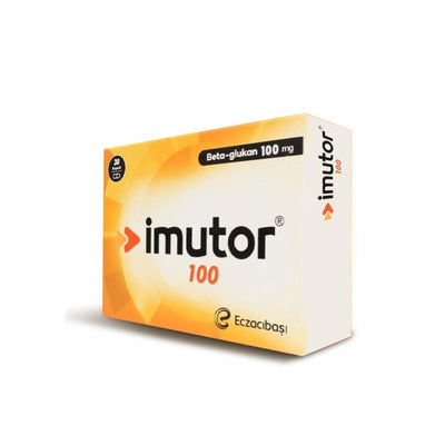 İmutor _mutor Beta Glucan Supplement - 100mg, 30 Capsules for Immune System Support