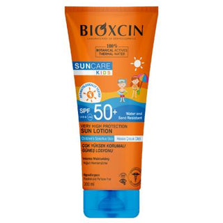Bioxcin Children's Sunscreen Lotion SPF 50+ - Hypoallergenic, Paraben-Free, Water Resistant - 6.76 fl oz Bioxcin Kids Sunscreen SPF 50+ - Hypoallergenic & Paraben-Free children's sunscreen, SPF 50+ lotion, hypoallergenic sun care, zinc oxide sunscreen, paraben-free sun protection, kids sunblock, sensitive skin sunscreen, non-comedogenic sunscreen, fragrance-free sunscreen, water resistant sunscreen, outdoor protection for kids