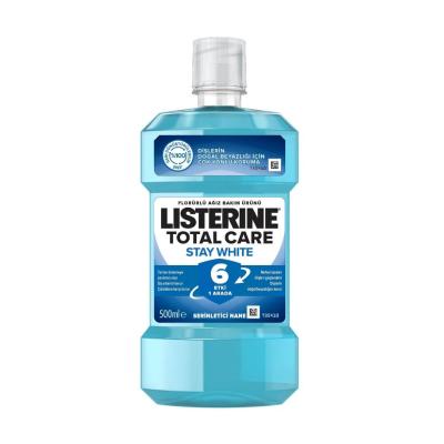 Listerine Stay White Mouthwash - Oral Care & Teeth Whitening Solution for a Healthier Smile
