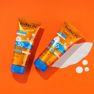 Bioxcin Children's Sunscreen Lotion SPF 50+ - Hypoallergenic, Paraben-Free, Water Resistant - 6.76 fl oz Bioxcin Kids Sunscreen SPF 50+ - Hypoallergenic & Paraben-Free children's sunscreen, SPF 50+ lotion, hypoallergenic sun care, zinc oxide sunscreen, paraben-free sun protection, kids sunblock, sensitive skin sunscreen, non-comedogenic sunscreen, fragrance-free sunscreen, water resistant sunscreen, outdoor protection for kids