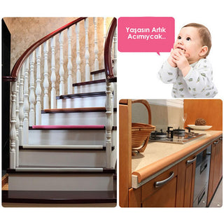 Miny Baby: Premium Baby Safety Corner Protector - Ultimate Edge Safety Guard for Child Proofing, Soft Rubber Furniture Corner Cushions - 3 x 40cm Bars Miny Baby Corner Protector - Child Proofing for Safety baby corner protector, edge safety guard, child proofing, furniture corner cushion, sharp edge protection, rubber corner bumper, baby safety products, corner safety for toddlers, baby safety, corner protector, edge guard, child safety, furniture cushion, sharp edge, rubber bumper, toddler safety, home saf