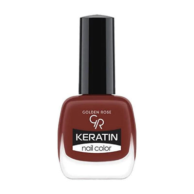 Golden Rose Keratin Nail Polish - Vibrant, Long-Lasting Color for Healthy Nails