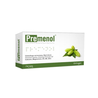 Premenol Dietary Supplement for Women's Health - 60 Tablets with Vitamins, Minerals, and Herbal Extracts Premenol Dietary Supplement for PMS Relief Dietary Supplement, Women's Health, Premenstrual Relief, Vitamin and Mineral Supplement, Herbal Extracts, Evening Primrose Oil, Red Clover, Black Cohosh, Calcium, Magnesium, Vitamin B6, Vitamin D, Vitamin C, Zinc, Health Supplements, Natural Health, PMS Relief