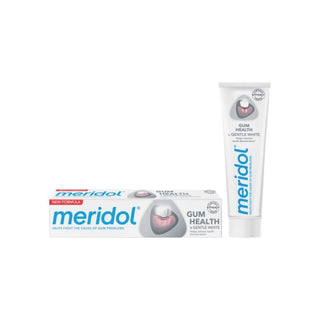 Meridol Gentle White Whitening Toothpaste for Adults - 75ml, Gum Health & Fluoride Meridol Gentle White Toothpaste for Gum Health & Whitening Whitening toothpaste, Adult toothpaste, Gum health toothpaste, Meridol Gentle White, Fluoride toothpaste, Oral care, Healthy smile, Whiter teeth, Gentle whitening, Amin florür, Kalay florür, Oral health products