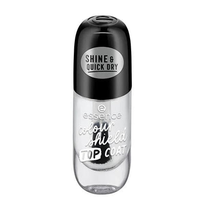 Essence Colour Shield Nail Polish Top Coat: Get Long Lasting, High Shine, Chip-Resistant Gel Effect - Vegan & Clean Beau