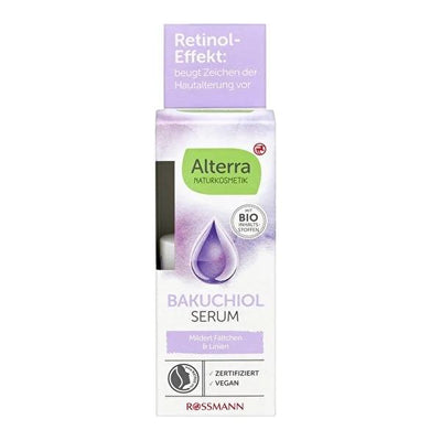 Alterra Bakuchiol Serum 30ml - Vegan Anti-Aging Skincare with Natural Ingredients