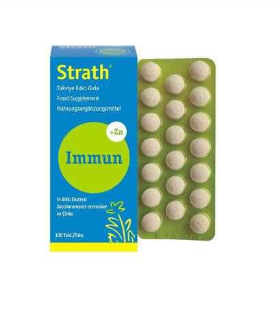Strath Immune Support Supplement - Boosts Immunity with 14 Herbal Extracts, Brewer's Yeast, and Zinc - Dietary Supplemen