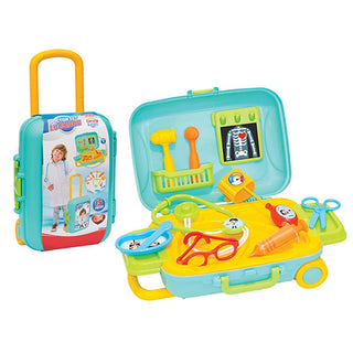 Dede Oyuncak Toy Doctor Set Suitcase - 15 Piece Kids Medical Kit for Pretend Play, Portable & Health Tested Toy Doctor Set Suitcase - Kids Pretend Play Medical Kit toy doctor set, kids doctor kit, pretend play doctor set, children's medical kit, doctor role play toys, toy medical suitcase, kids doctor playset, health tested toy, pediatrician play set, portable doctor kit, doctor set, medical kit, pretend play, role play, children's toy, kids toy, suitcase, portable, health tested, medical playset, doctor ro