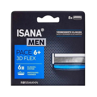 Isana Men's 6-Blade Replacement Razor Blades - High-Quality Shaving Accessories for Men Isana Men's 6-Blade Razor Blades - Comfort Shaving Replacement Razor Blades, Men's Shaving, High-quality Razor Blades, Shaving Accessories, Grooming Essentials, Men's Grooming, Shaving Solutions, Razor Blade Replacement, Isana Men's