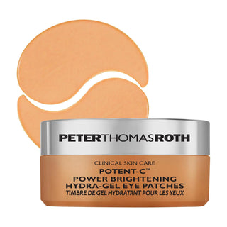Potent-C&trade; Eye Contour Gel Patches for Brightening & Anti-Aging | Potent-C&trade; Power Brightening Hydra-Gels Brightening Eye Gel Patches | Potent-C&trade; Power Brightening Hydra-Gels eye contour gel patches, brightening skincare, anti-aging eye care, vitamin C skincare, cruelty-free beauty products, clean skincare, under-eye care, dark circle treatment, puffiness reduction, fine line reduction, skincare for sensitive skin, gentle skincare, Potent-C&trade;