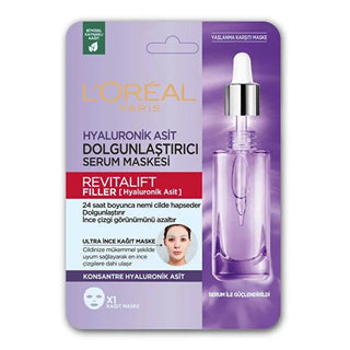 L'Oréal Paris Revitalift Filler Hyaluronic Acid Face Mask - Anti-aging Skincare, Hydrating Face Mask for Intense Hydration L'Oréal Paris Hyaluronic Acid Face Mask - Anti-aging Skincare Hyaluronic Acid Face Mask, Anti-aging Skincare, Hydrating Face Mask, Revitalift Filler Mask, Skincare with Hyaluronic Acid, Face Masks, Skincare Products, Anti-aging Products, Hydrating Skincare, L'Oréal Paris, Skincare Routine, Face Care, Beauty Products