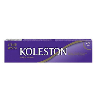 Koleston Permanent Black Hair Dye 2/0 - Easy to Apply, Covers White Hair Perfectly, 50ml Koleston Black Hair Dye 2/0 - Permanent Hair Color hair dye, Koleston hair color, permanent hair dye, black hair dye, at-home hair coloring, hair coloring products, Koleston 2/0, black hair color, permanent hair color, easy hair dye application