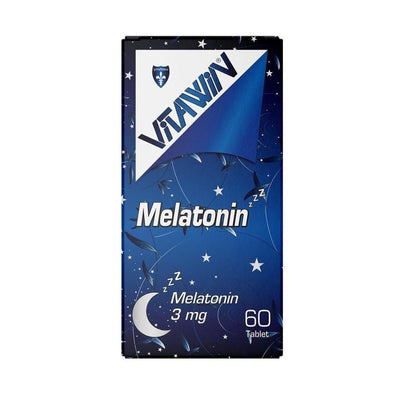 Vitawin Melatonin 3 mg 60 Tablets - Sleep Aid Supplement for Adults