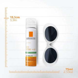La Roche Posay Anthelios Anti Shine Spray SPF50 Facial Sunscreen - Non-Greasy...