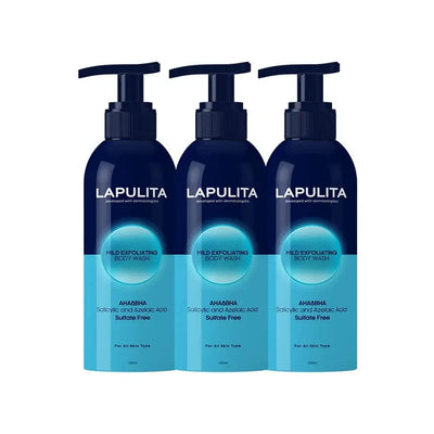 Beauty Care Bag Lapulita Body Acne Removing Shower Gel (Pack of 3)