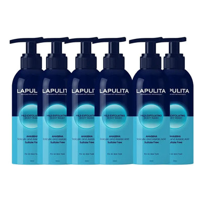 Beauty Care Bag Lapulita Body Acne Removing Shower Gel (Pack of 6)