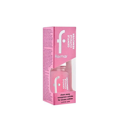 Flormar Gentle Cuticle Remover: Softens, Removes, and Care for Nails - Easy At-Home Manicure with Precision Brush - Nail