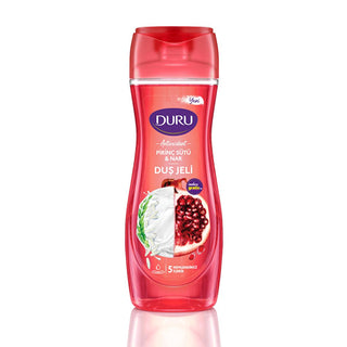 Duru Rice Milk & Pomegranate Shower Gel 450ml - Natural Ingredients for Soft & Smooth Skin Duru Rice Milk & Pomegranate Shower Gel - Natural Body Care Shower Gel, Rice Milk and Pomegranate, Natural Ingredients, Body Care, Refreshing Scent, Soft Skin, Smooth Skin, Nourishing Shower Gel, Moisturizing Body Wash, Gentle Cleansing, Rejuvenating Body Care, Daily Shower Essentials, Body Moisturizer, Skin Nourishment
