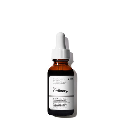 The Ordinary Multi-Peptide + Copper Peptides 1% Serum - Anti-Aging, Vegan, Cruelty-Free Facial Serum for Fine Lines & Wr