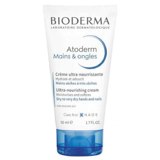 Bioderma Atoderm: Moisturizing Hand & Nail Cream - Relief for Dry Hands, Strengthens Nails, Non-Greasy Formula - Bioderma Hand Cream Bioderma Atoderm Hand Cream: Dry Hand Relief & Nail Strengthener hand cream, nail cream, dry hands, moisturizing hand cream, nail strengthening cream, atoderm hand cream, non-greasy hand cream, bioderma hand cream, hand and nail care, dry skin relief, moisturizing, nourishing, hand care, nail care, dry skin, cracked hands, weak nails, skin repair, beauty, personal care, hydrat
