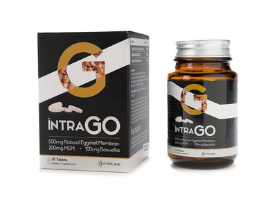 İntrago _ntrago Egg Shell Supplement: Advanced Joint Pain Relief, Collagen, MSM, Chondroitin, and Bone Health Support - 