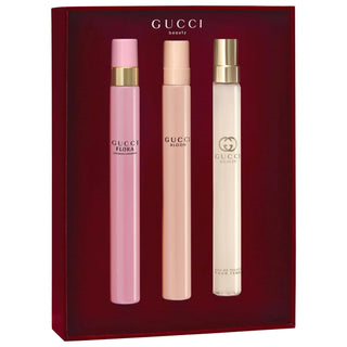 Gucci Perfume Travel Set: Floral, Bloom, Guilty - Luxury Fragrance Sampler for Women On-the-Go Gucci Perfume Travel Set - Luxury Fragrance Sampler for Women Gucci perfume set, perfume travel spray, luxury fragrance set, Gucci Flora, Gucci Bloom, Gucci Guilty, women's perfume gift, travel perfume, fragrance sampler, perfume pen spray, women's fragrance, Gucci perfume, travel spray, luxury set, Gucci Flora Gorgeous Gardenia, Gucci Bloom Eau de Parfum, Gucci Guilty Pour Femme, perfume gift, fragrance set, perf