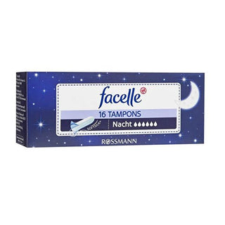 Facelle Tampon Gece - Extra Protection for Heavy Flow Nights, Vegan & Eco-Friendly Facelle Tampon Gece - Vegan & Eco-Friendly Tampons for Heavy Flow tampons, menstrual hygiene, feminine care, vegan hygiene products, heavy flow protection, eco-friendly menstrual products, sustainable hygiene, women's health, menstrual care, comfort and protection, cruelty-free products, FSC-certified packaging