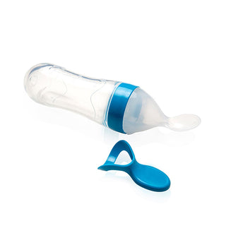 Babyjem Baby Squeeze Spoon - Easy Feeding, BPA Free, Silicone Spoon for Babies - Mavi Baby Squeeze Spoon - Easy Feeding for Babies baby squeeze spoon, baby feeding spoon, BPA free baby utensils, silicone baby spoon, easy feeding for babies, baby feeding solutions, baby care products, parenting essentials, baby utensils, baby products