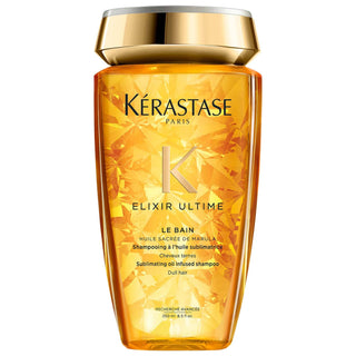 Kérastase Elixir Ultime Hydrating Shampoo: Argan & Marula Oil for Dry Hair, Intense Shine & Smoothness - Nourishing, Frizz Control Kérastase Hydrating Shampoo: Shine, Smoothness & Dry Hair Relief hydrating shampoo, shampoo for dry hair, argan oil shampoo, marula oil shampoo, shine enhancing shampoo, smooth and soften hair, frizz control shampoo, nourishing shampoo, shampoo, hair care, dry hair, frizzy hair, shine, smoothness, marula oil, camellia oil, argan oil, lightweight, moisturizing, hair health, women