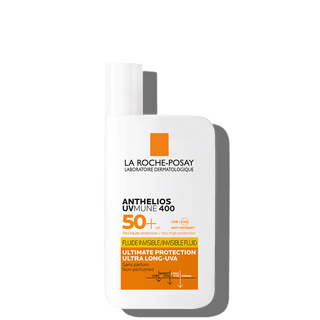 La Roche Posay Anthelios UVMUNE 400 Invisible Fluid Sunscreen SPF50+ - Lightweight, Water-Resistant Protection