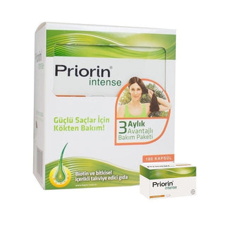 Priorin Dietary Supplement for Hair Health - 180 Biotin Capsules for Hair Growth Support
