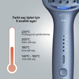 arzum-superstar-pro-hair-straightening-brush-1, arzum-superstar-pro-brush-cooking-with-ceramic-plates Arzum Superstar Pro Hair Straightening Brush - Ion Technology, Adjustable Heat | 140-220 °F Arzum Superstar Pro Hair Straightening Brush arzum, hair-straightening-brush, ion-technology, beauty-tools, hair-styling, ceramic-plates, adjustable-heat, automatic-shutoff, fast-heating, ai-generated