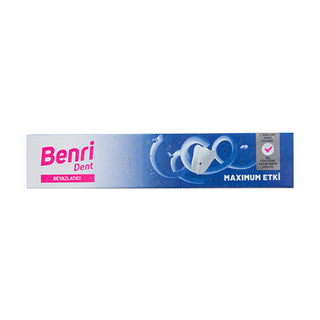 Benri Whitening Toothpaste with Fluoride & Natural Clove Oil - 75ml, Non-Abrasive, Fresh Breath, Cavity Protection Benri Whitening Toothpaste - Fluoride & Clove Oil whitening toothpaste, fluoride toothpaste, natural clove oil toothpaste, non-abrasive whitening, adult oral care, oral hygiene, teeth whitening, cavity protection, fresh breath, daily oral care, Benri, cosmetic, personal care