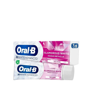 Oral-B 3D White Advanced Luxe Glamorous White Toothpaste - Whitening & Advanced Oral Care - 75ml Oral-B 3D White Advanced Luxe Toothpaste for Whitening Oral-B toothpaste, teeth whitening toothpaste, advanced oral care, 3D White toothpaste, Luxe Glamorous White toothpaste, oral hygiene products, whitening toothpaste, Oral-B 3D White, glamorous white toothpaste, oral care, toothpaste, dental care, whitening oral care