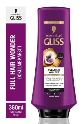 Gliss Full Hair Wonder: Anti Hair Loss Cream - Biotin & Collagen Hair Strengthening, Volumizing Conditioner Treatment (1