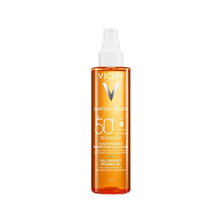 Vichy Vichy Capital Soleil Cell Protect Invisible Sunscreen SPF 50+ 6.76 fl oz - Gentle, Non-Greasy Sun Protection for Sensitive Skin Vichy Capital Soleil SPF 50+ Sunscreen - Invisible Finish Vichy sunscreen, SPF 50+ sunscreen, invisible sunscreen, Cell Protect sunscreen, sunscreen for sensitive skin, sun protection, non-greasy sunscreen, daily sunscreen, outdoor protection, sensitive skin care