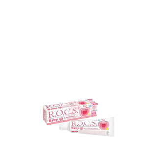 Rocs Baby Toothpaste - Apple Puree Flavor for 0-3 Years Old Infants - Natural Oral Care Rocs Baby Toothpaste - Natural Oral Care for Infants Baby toothpaste, Infant oral care, Natural toothpaste for babies, Apple flavored toothpaste, Toothpaste for 0-3 years old, Baby oral hygiene, Gentle toothpaste, Infant dental care, Natural baby products