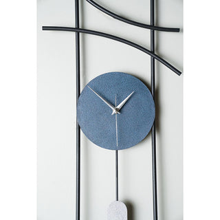 Muyika Ken: Large Metal Wall Clock - 29.5" Silent Modern Decorative Clock for Living Room, Bedroom - Hand Painted Accents Muyika Ken Metal Wall Clock: Large, Silent & Modern | [Brand]  metal wall clock, large wall clock, silent wall clock, decorative wall clock, modern wall clock, 75 cm wall clock, metal clock, hand painted wall clock, living room clock, bedroom clock, clock, wall decor, home decor, silent clock, non-ticking clock, metal art, wall art, modern design, interior design, home improvement, gifts