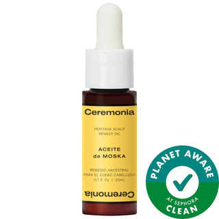 Ceremonia Aceite de Moska: Pre-Shampoo Scalp & Hair Oil for Healthy Hair Growth | Vegan, Cruelty-Free & Natural Dry Scalp Treatment Ceremonia Scalp & Hair Oil: Healthy Hair Growth & Dry Scalp Relief scalp oil, hair oil, pre-shampoo treatment, dry scalp treatment, oily scalp treatment, hair growth oil, vegan hair oil, cruelty-free hair oil, natural hair oil, Dominican Republic hair care, hair treatment, scalp treatment, passion fruit oil, castor oil, aloe vera, healthy hair, hair wellness, vegan, cruelty-fre