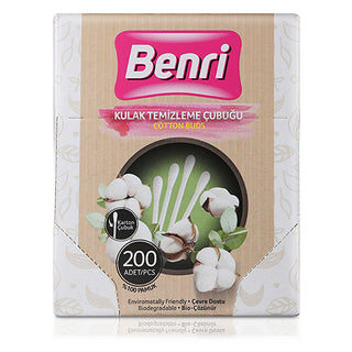 benri-ear-cleaning-swabs-200-pack, eco-friendly-cotton-ear-swabs, benri-ear-cleaning-swabs-box Benri Ear Cleaning Swabs - 200 Count | Eco-Friendly Benri Ear Cleaning Swabs - 200 Pack benri, ear-cleaning, cotton-swabs, biodegradable, personal-hygiene, eco-friendly, family-care, hygiene-products, safe-for-kids, ai-generated