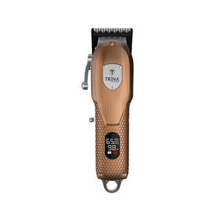 Trina Premium Hair Clipper Bronz TRNSACKS0045 - Professional Grooming Tool for Salon-Quality Cuts Trina Premium Hair Clipper for Salon-Quality Cuts Trina hair clipper, Premium hair cutting machine, Bronz hair clipper, TRNSACKS0045, Hair cutting equipment, Professional grooming tools, Salon-quality cuts, Home grooming, Barber equipment, Hairstylist tools, Durable hair clippers, High-quality grooming