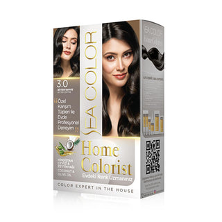 Sea Color Home Colorist: Bitter Kahve 3.0 Hair Dye - Enhanced Gray Coverage, Vibrant Color, At-Home Hair Coloring Kit Sea Color Hair Dye: Gray Coverage & Vibrant Color hair dye, home hair color, gray coverage hair dye, hair color kit, bitter kahve hair dye, sea color hair dye, assistant hair dye, hair coloring, at-home hair color, hair dye for gray hair, hair color, at home color, gray hair coverage, women's hair dye, men's hair dye, hair color for women, hair color for men, vibrant hair color, long lasting