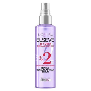 Loreal Paris Elseve: Hyaluronic Acid Hair Serum - Intense Hydration, Plumps Hair & Long-Lasting Fragrance Loreal Hyaluronic Hair Serum: Hydrate & Plump for Voluminous Hair Hyaluronic acid serum, Hair plumping serum, Hydrating hair serum, Loreal hair serum, Elseve hyaluronic, Hair thickening serum, Dry hair treatment, Long lasting fragrance hair serum, Volumizing hair serum, Hair hydration, Hair Serum, Dry hair, Dehydrated hair, Hair volume, Hair thickness, Fresh hair, Hair fragrance, Women's hair care, Hair